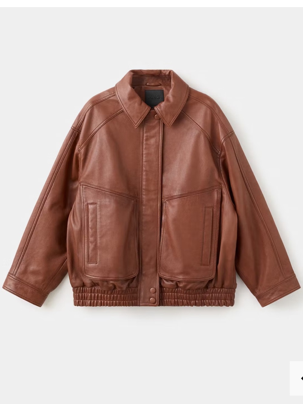 MNG oversized leather jacket - Picture 6 of 8